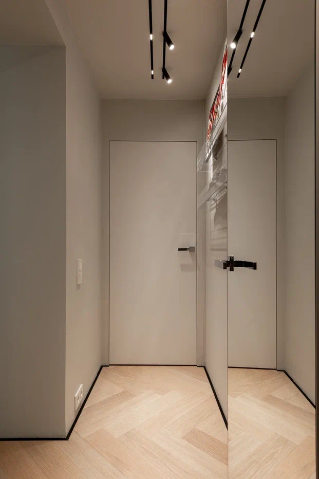 Композитная паркетная доска Quartz Parquet Елка Дуб испанский 33-404 венгерская елка 635×127×5 фото в интерьере